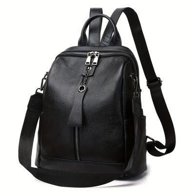 Elegant Genuine Leather Women's Backpack