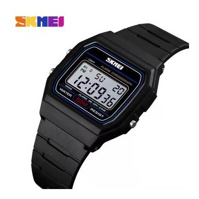Top Selling Square Face Diver Led Slim Digital Watch