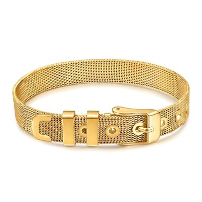 18K gold plated Stainless steel bracelet, 