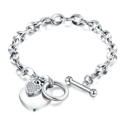 Stainless steel "Heart" bracelet, Intensity