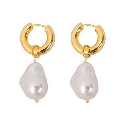 18K gold plated Stainless steel earringss, Intensity 