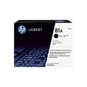 HP 81A Black Toner Cartridge - CF281A (Original)
